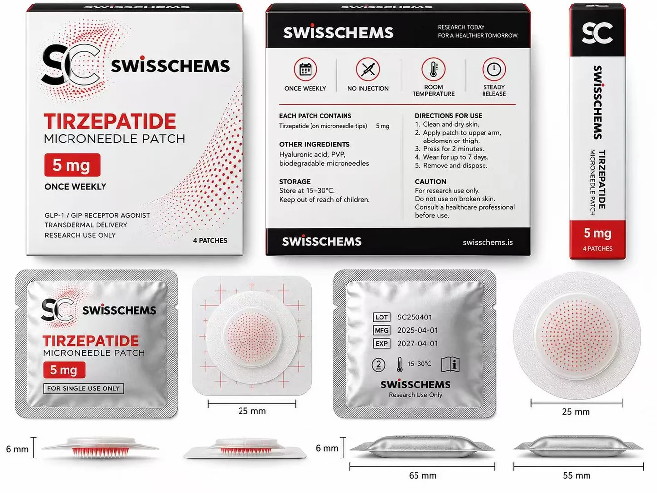 Real source material from cosmetic microneedle production archive 1